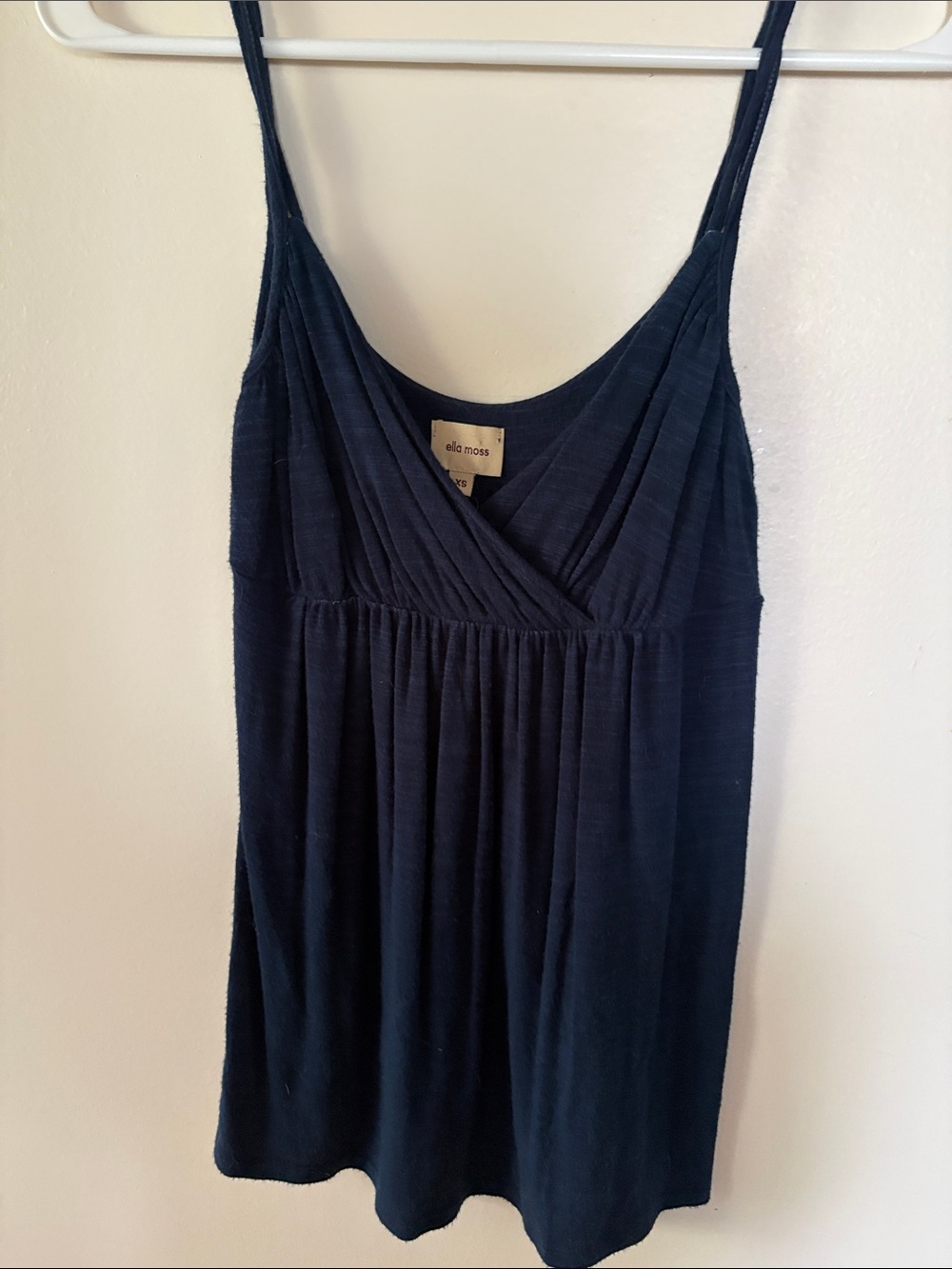 Ella Moss Navy Sleeveless V-Neck Camisole